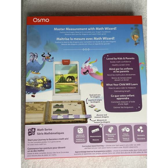 Osmo Math Wizard & Secrets of Dragons Interactive Learning Game NEW - Picture 2 of 4